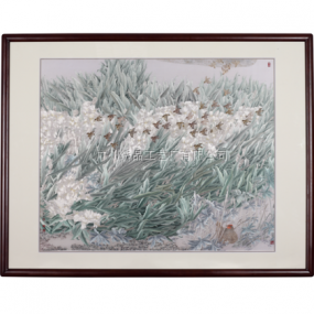 廣繡《姜花》173x133cm